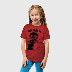 Футболка хлопковая детская Шарлотта Катакури One Piece, цвет: красный — фото 2