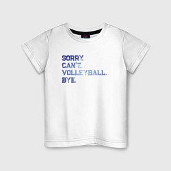 Детская футболка Volleyball