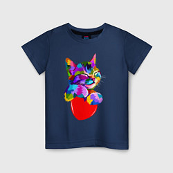 Детская футболка РАДУЖНЫЙ КОТИК RAINBOW KITTY