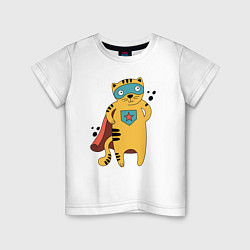 Детская футболка Кот Герой