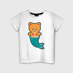 Детская футболка Cat Mermaid
