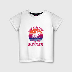 Детская футболка Better summer Лучшее Лето!