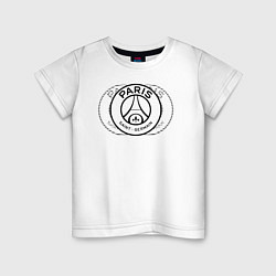 Детская футболка PSG Core Wordmark Clear New 202223