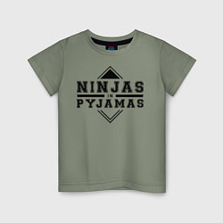 Детская футболка Ninjas In Pyjamas