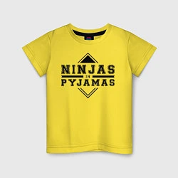 Детская футболка Ninjas In Pyjamas