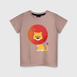 Детская футболка Милый лев