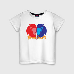 Детская футболка Храбрые сердца