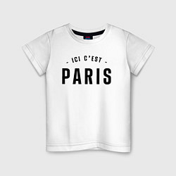 Детская футболка ICI CEST PARIS МЕССИ