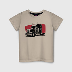Детская футболка Truck red