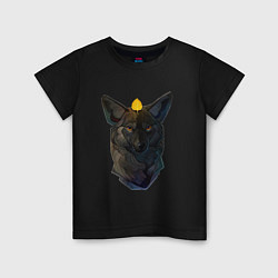 Детская футболка Волк и осень
