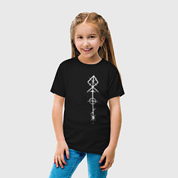 Футболка хлопковая детская РУНЫ RUNES Z, цвет: черный — фото 2