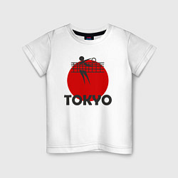 Детская футболка Волейбол - Токио