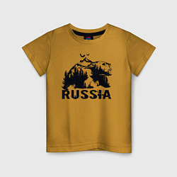 Детская футболка Russian bear