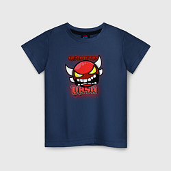 Детская футболка Geometry Dash КРАСНЫЙ