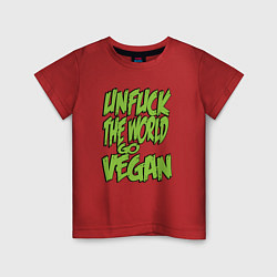 Детская футболка World Go Vegan