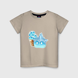 Детская футболка Мороженко-слайм