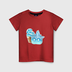 Детская футболка Мороженко-слайм