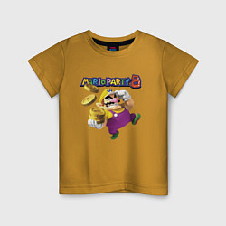 Детская футболка Варио, друг детства Марио