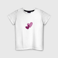 Детская футболка Сердечки