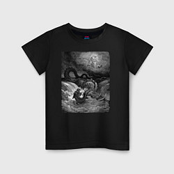 Детская футболка Левиафан морское чудовище Leviathan
