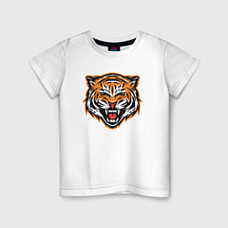 Детская футболка Грозный тигр