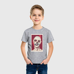 Футболка хлопковая детская Накс, цвет: меланж — фото 2