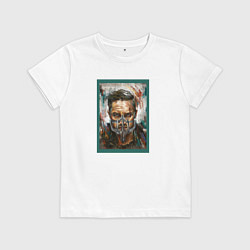 Футболка хлопковая детская Безумный Макс, цвет: белый