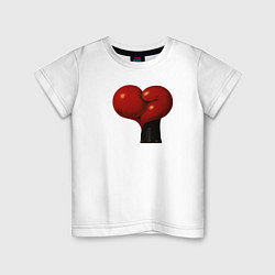 Детская футболка Боксерские перчатки- сердце