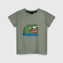 Футболка хлопковая детская Pepe happy Пепе хеппи, цвет: авокадо