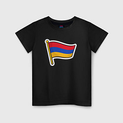 Детская футболка Флаг Армении