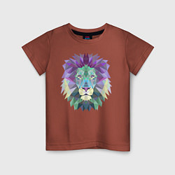 Детская футболка Голова льва