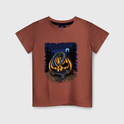 Детская футболка Тыквенсон и змея
