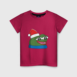 Детская футболка Pepe, pepe happy, Пепе хеппи, pepe happy new year