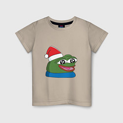 Детская футболка Pepe, pepe happy, Пепе хеппи, pepe happy new year