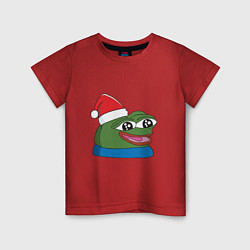 Детская футболка Pepe, pepe happy, Пепе хеппи, pepe happy new year