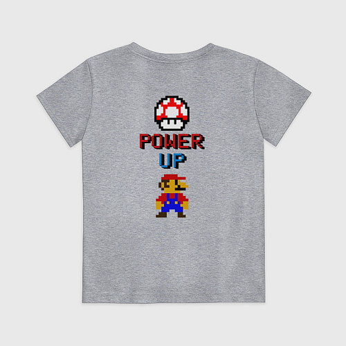 Детская футболка Big Mario / Меланж – фото 2