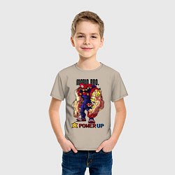 Футболка хлопковая детская Big Mario, цвет: миндальный — фото 2