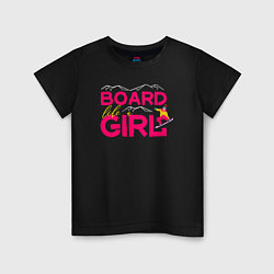 Детская футболка BOARD LIKE A GIRL