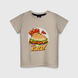Детская футболка Королевский бургер