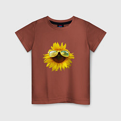 Детская футболка Солнце в очках