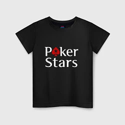 Детская футболка PokerStars логотип