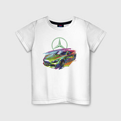 Детская футболка Mercedes V8 Biturbo motorsport - sketch