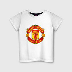 Детская футболка Манчестер Юнайтед логотип