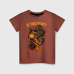 Детская футболка Инопланетянин и космонавт