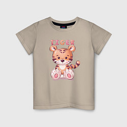 Детская футболка Cute little tiger