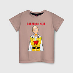 Детская футболка Сайтама безразличие One Punch-Man