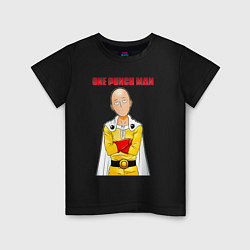 Детская футболка Сайтама безразличие One Punch-Man