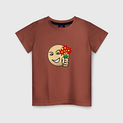 Детская футболка Стикер с цветами