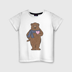 Детская футболка Медвежий романтик