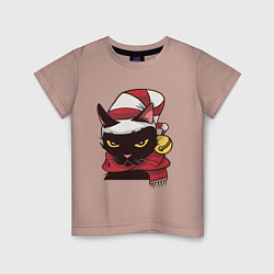 Детская футболка Christmas Cat